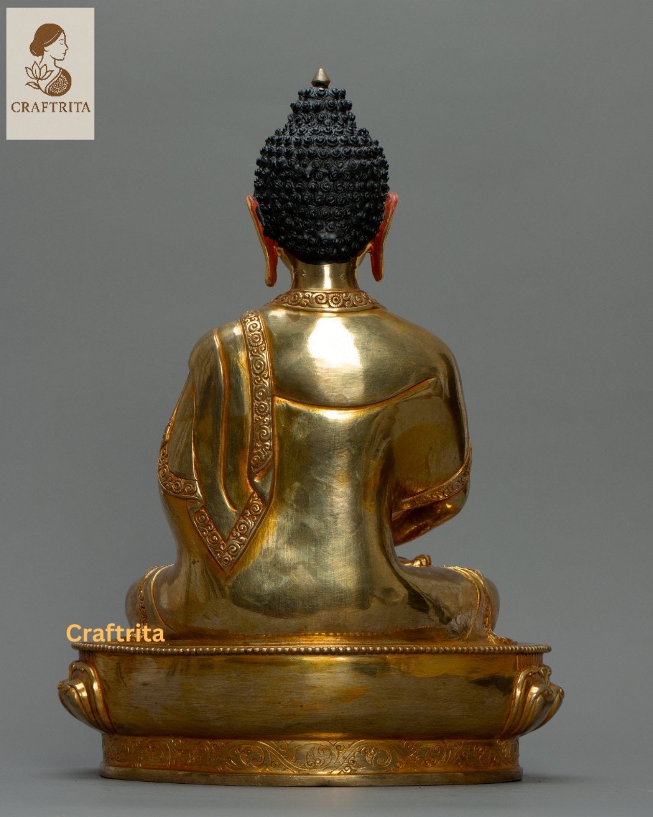 Amitabha Buddha Pure Land Statue | Handcrafted for Meditation & Spiritual Serenity
