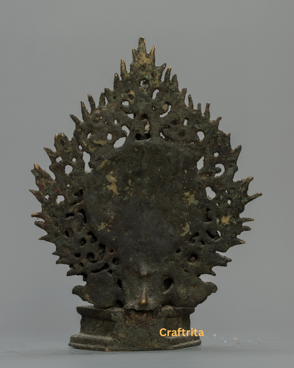 1000-Armed Chenrezig Statue – Handmade in Nepal | Antique Copper Finish Buddhist Deity of Compassion for Home & Altar Decor