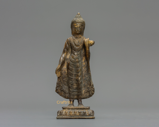 Handcrafted Dipankara Buddha – Antique Finish | Spiritual Home & Meditation Decor